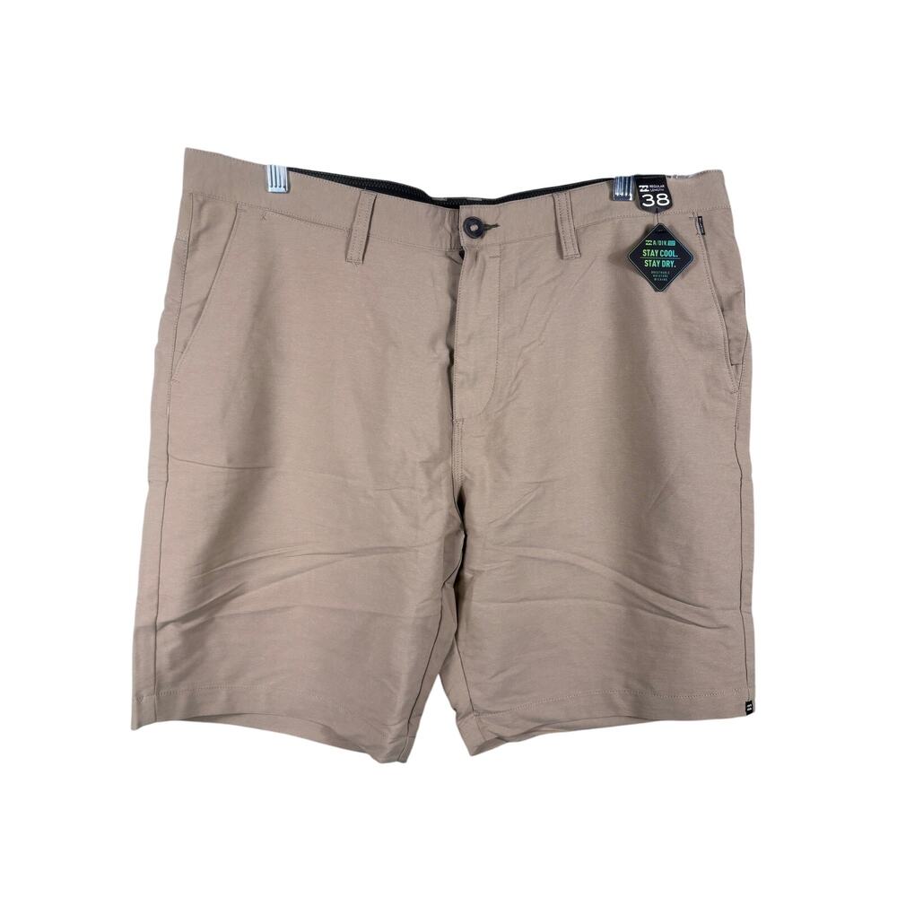 Billabong Surftrek M216NBSW Men's Size 38 Brown Quick Dry Stretch Surfing Shorts